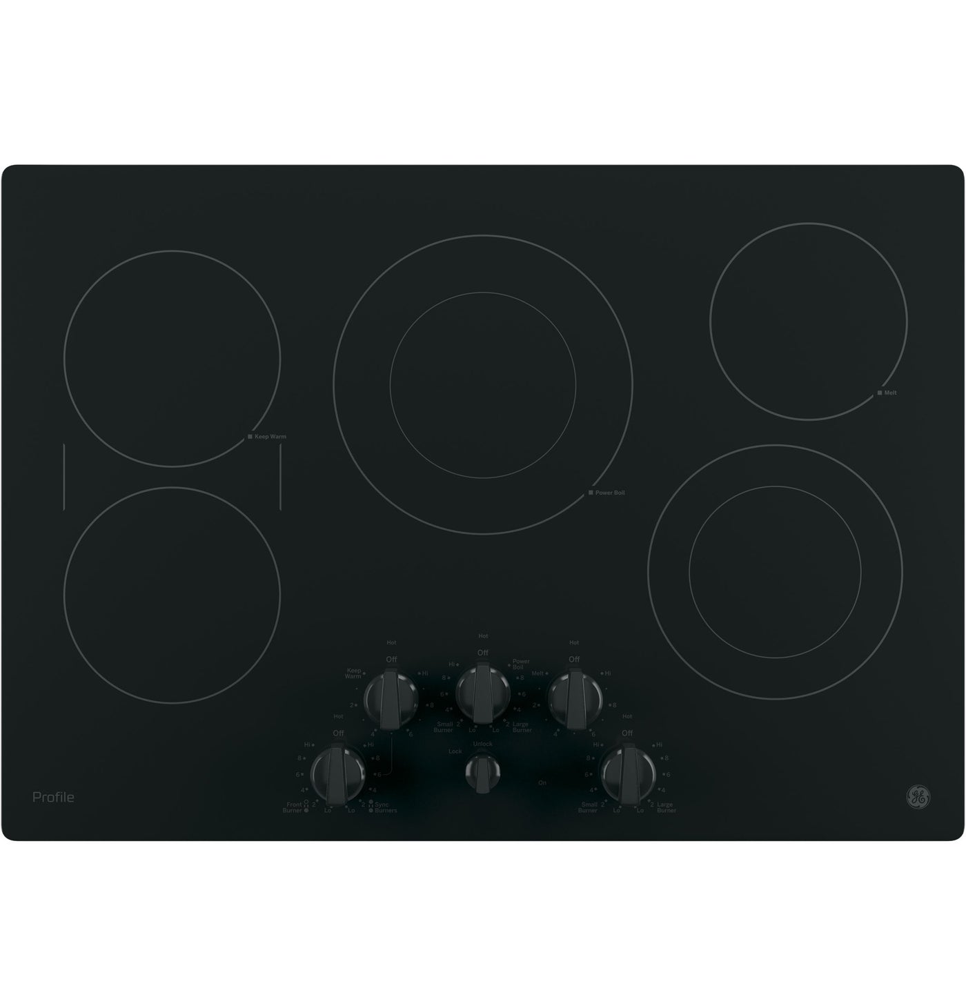 Ge Profile Black 30 Electric Cooktop Pp7030djbb Leon S