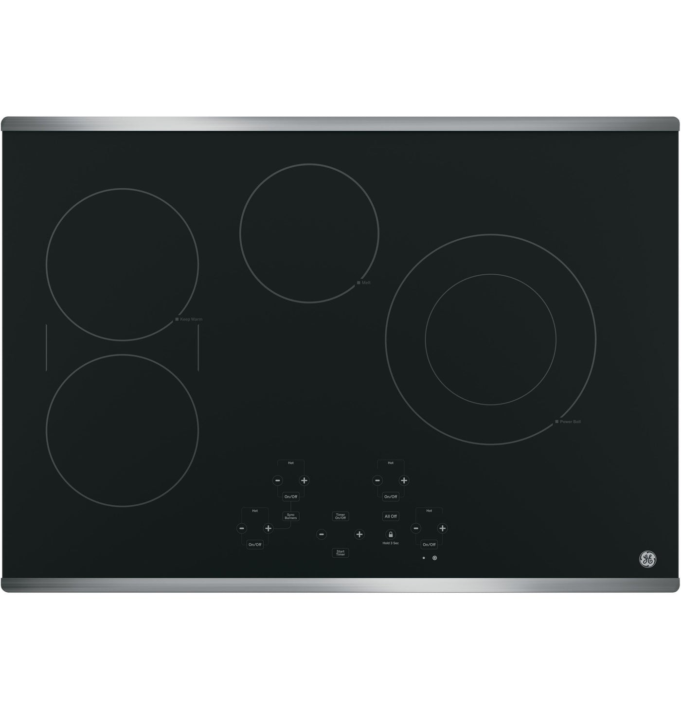 Ge Stainless Steel 30 Electric Cooktop Jp5030sjss Leon S