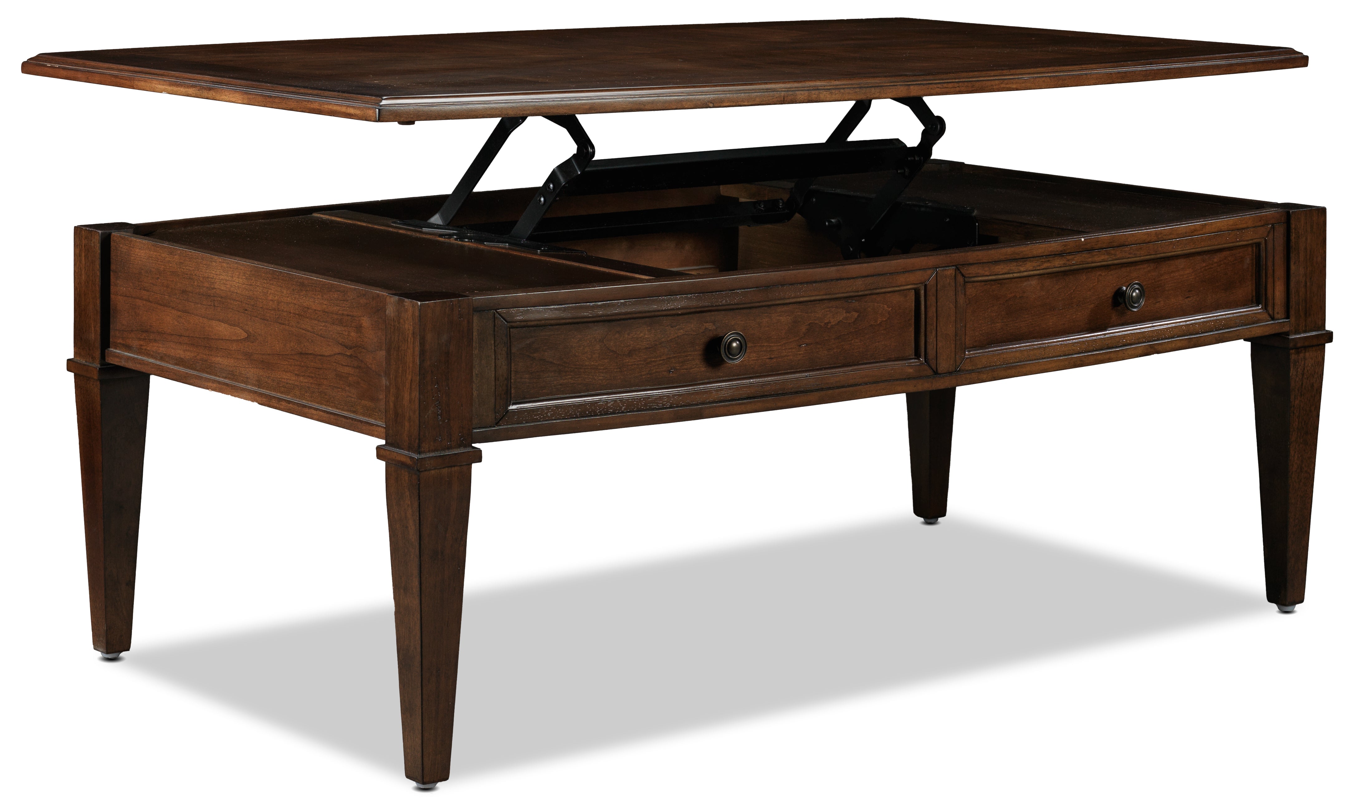 Wilton Lift Top Coffee Table Cherry Leons