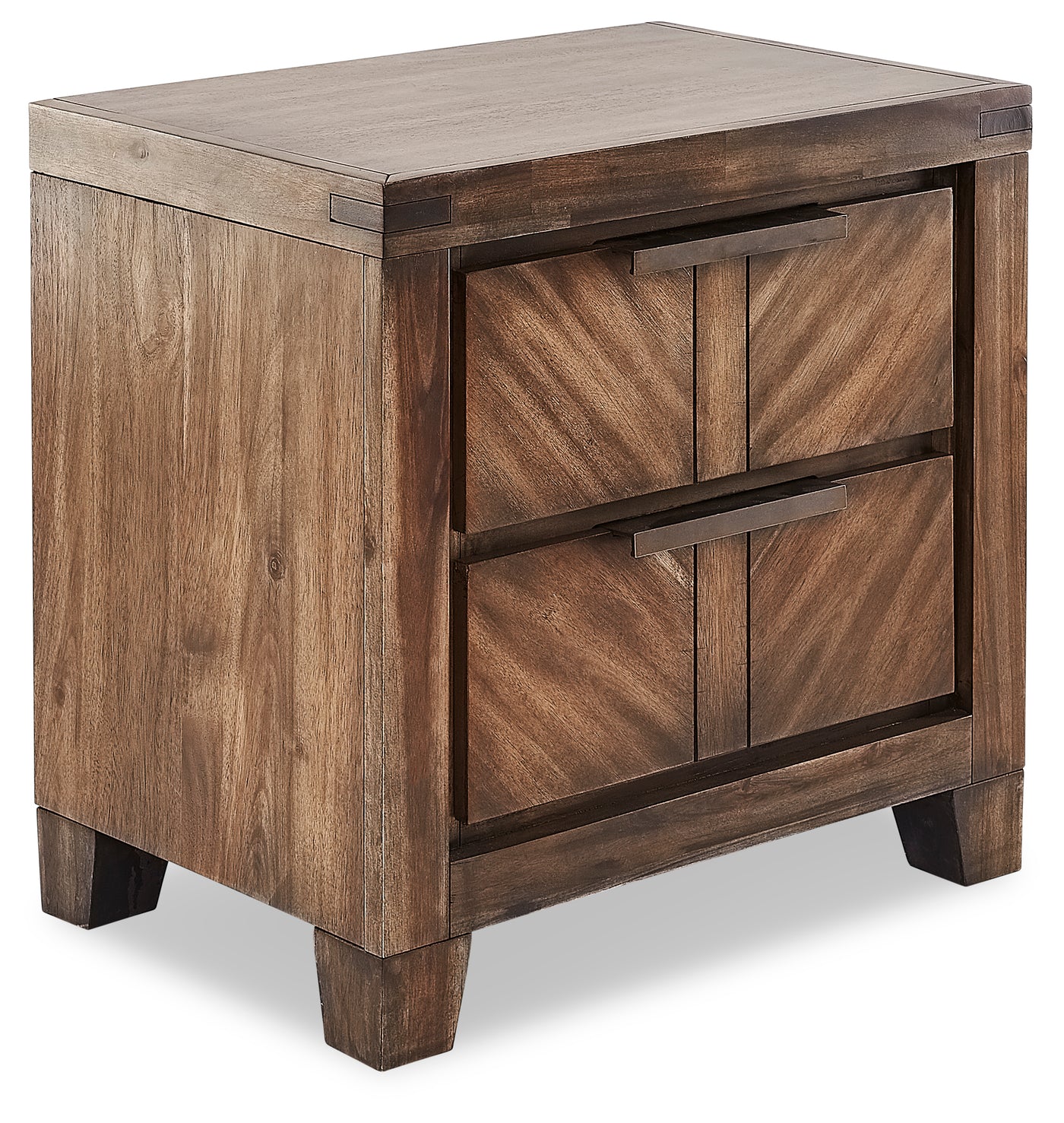Nathan Night Table Brown Cherry Leon S
