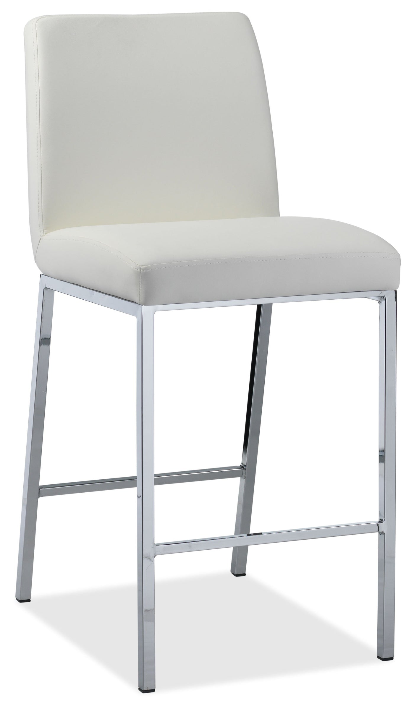 Lamar Counter Height Stool White Leon S