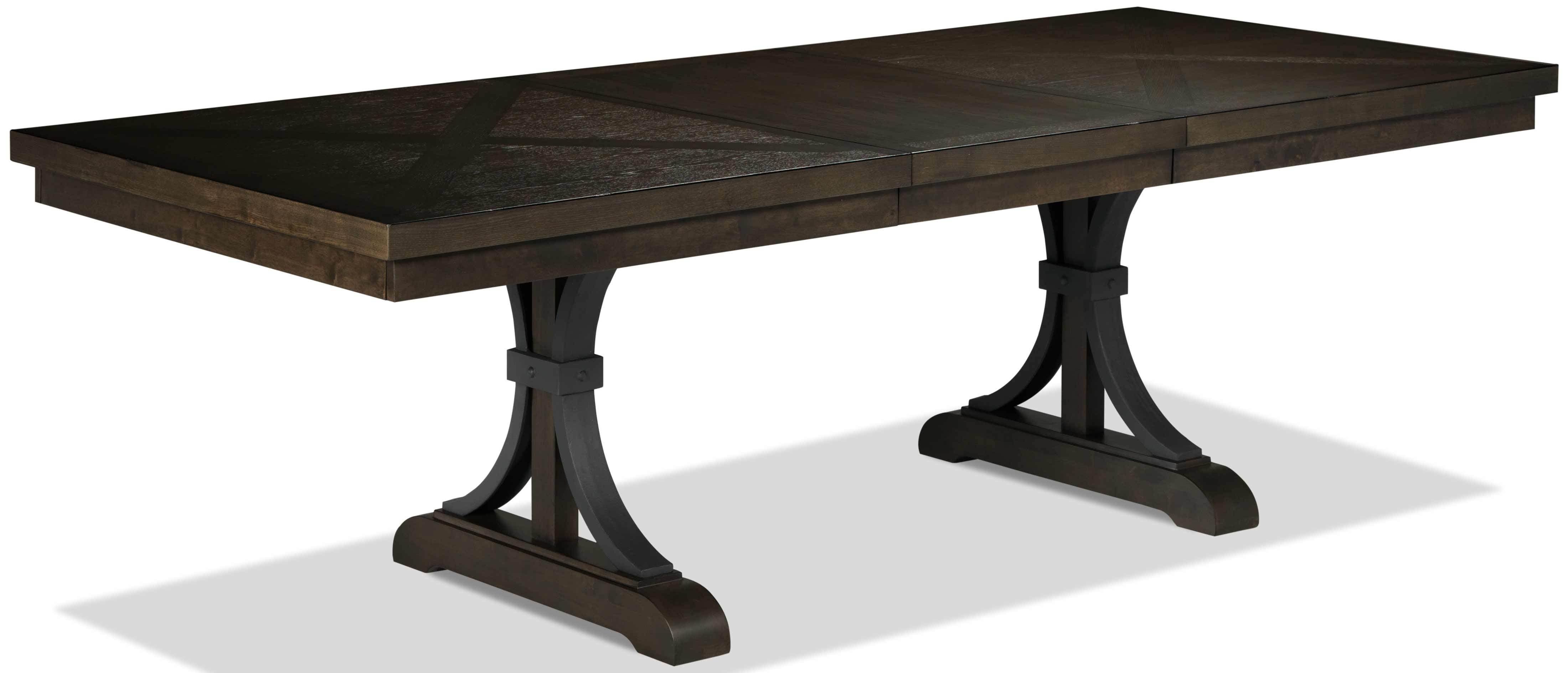 Flanigan Dining Table Distressed Espresso Leon S