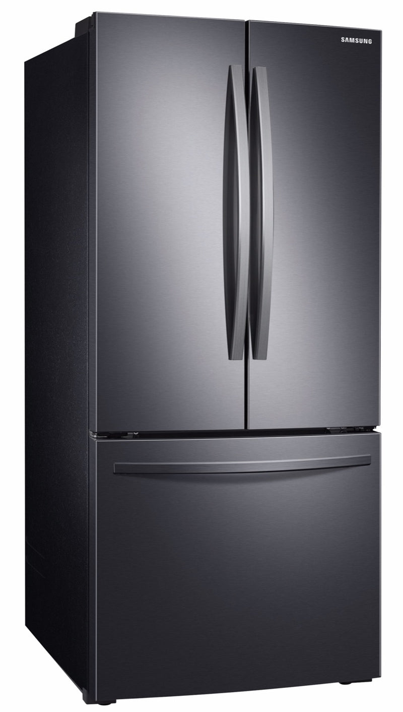 samsung black stainless steel refrigerator french door sale