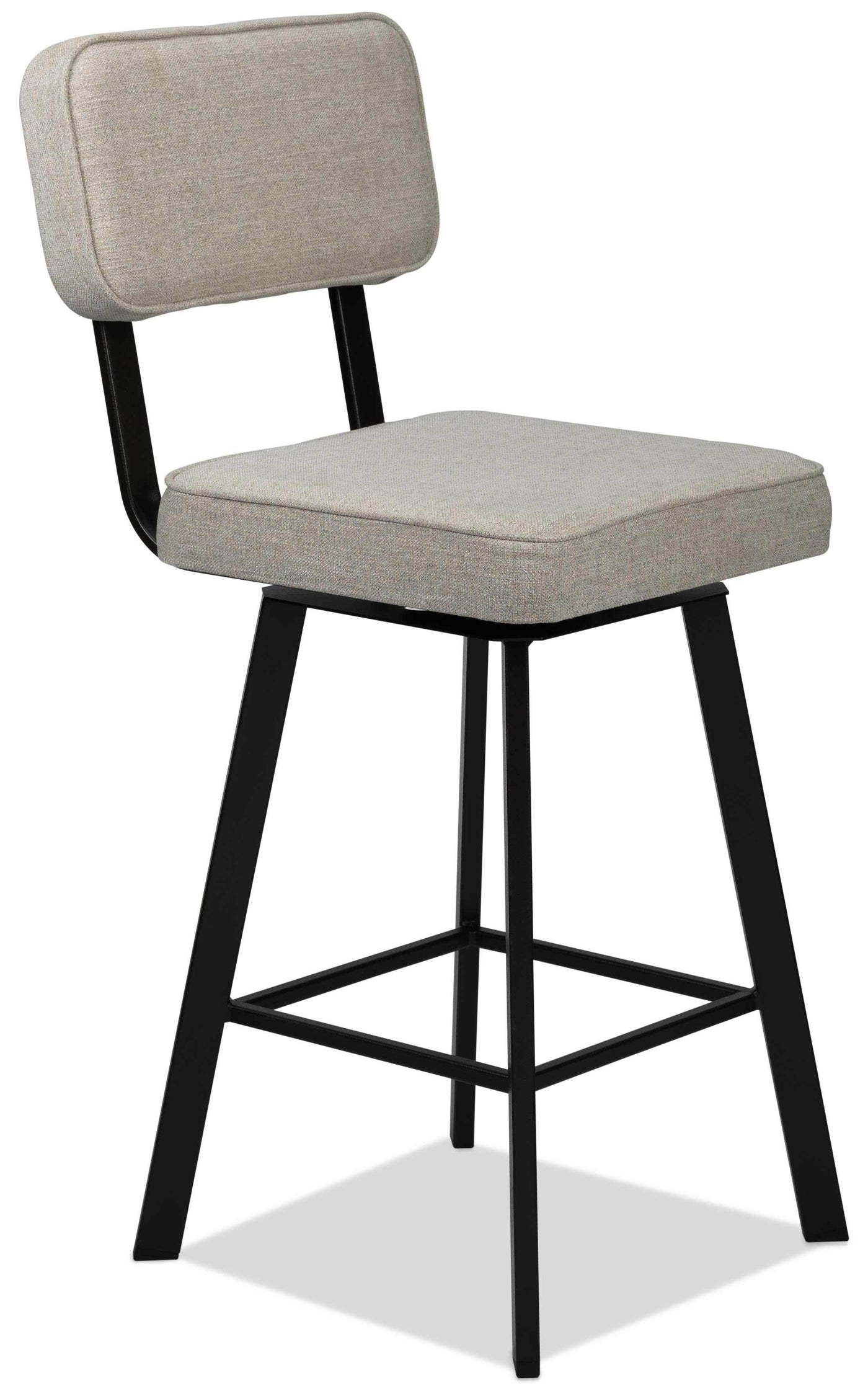 Bristol Swivel Counter Height Bar Stool Beige Leon S