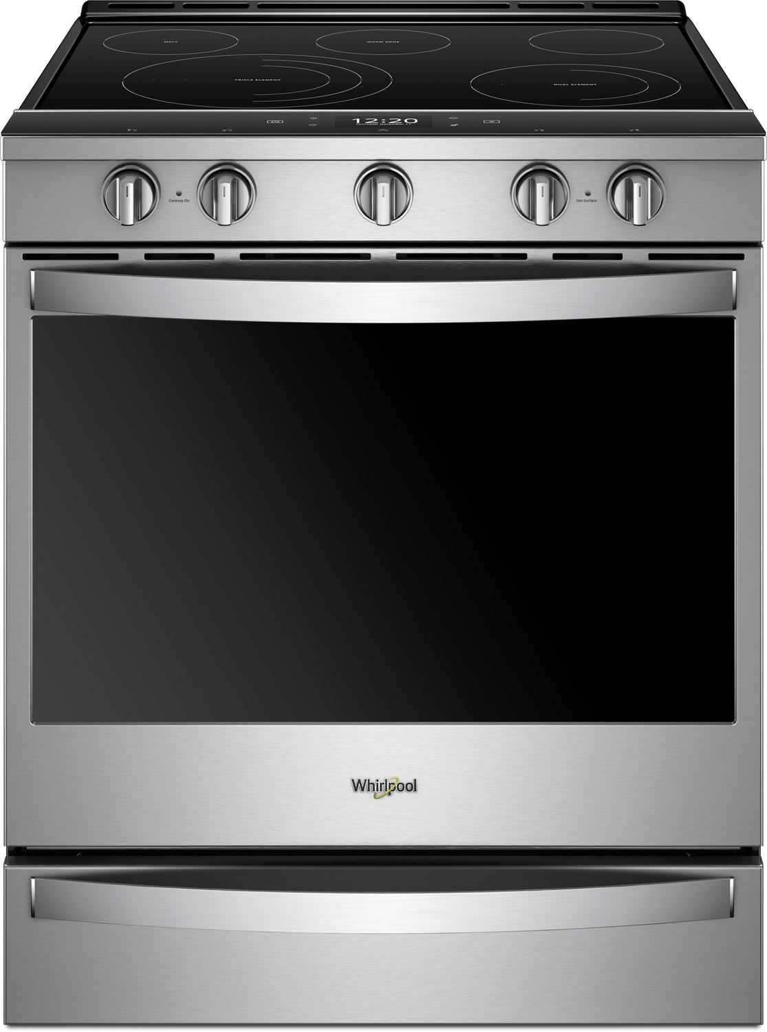 Whirlpool Stainless Steel SlideIn Electric True Convection Range (6.4