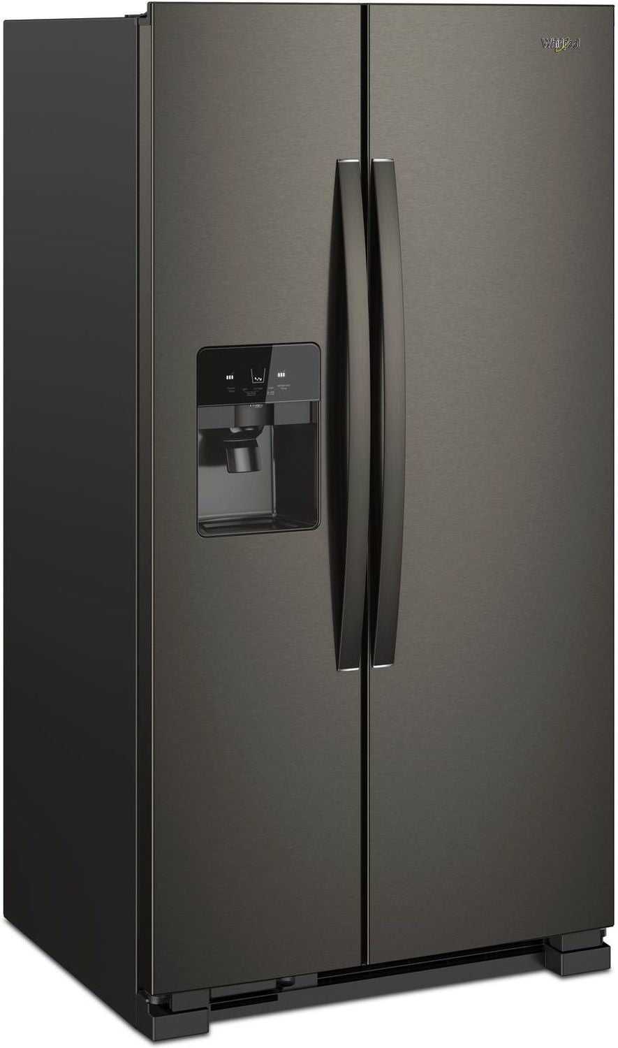 Whirlpool Black Stainless Steel SidebySide Refrigerator (21 Cu. Ft