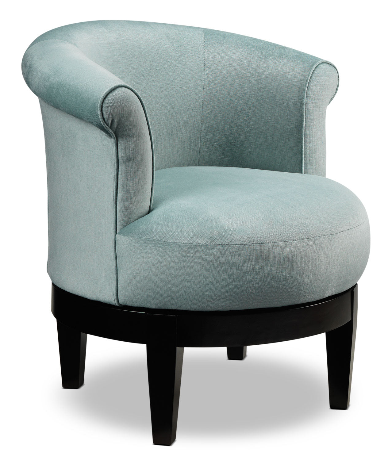 Attica Swivel Accent Chair Aqua Leon S