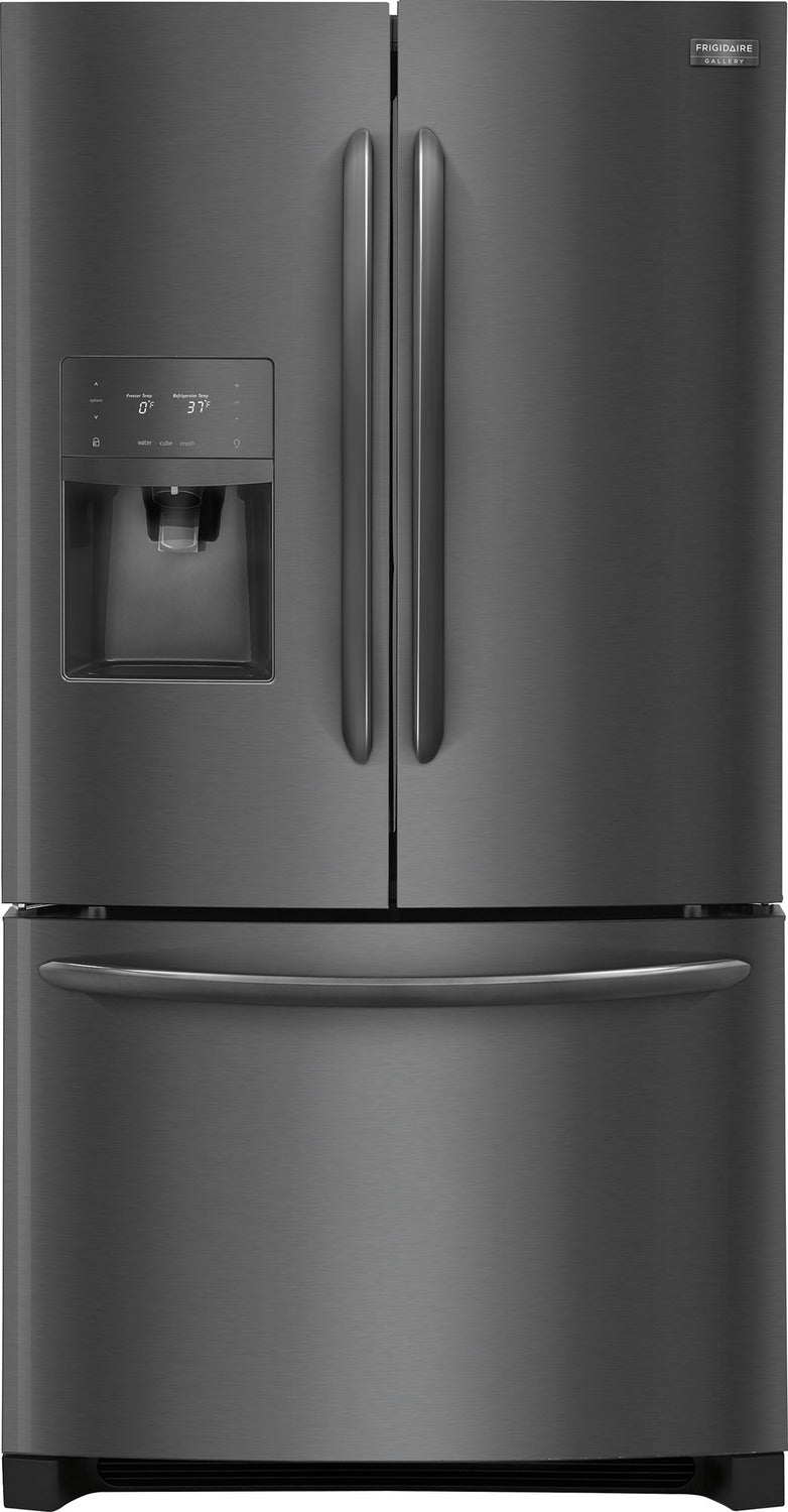 Frigidaire Gallery Black Stainless Steel French Door Refrigerator 21 7 Cu Ft Fghd2368td Leon S