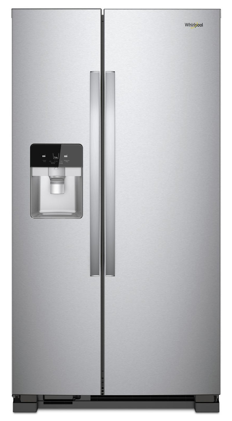 Whirlpool Stainless Steel SidebySide Refrigerator (21.4 Cu. Ft.) WRS321SDHZ Leon's