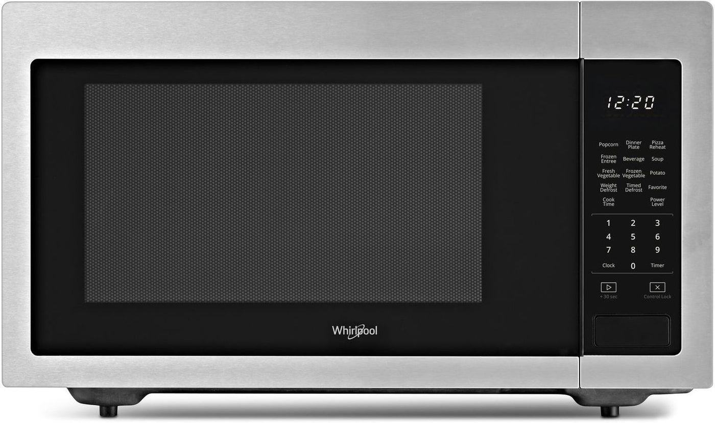 Whirlpool Stainless Steel Countertop Microwave 1 6 Cu Ft
