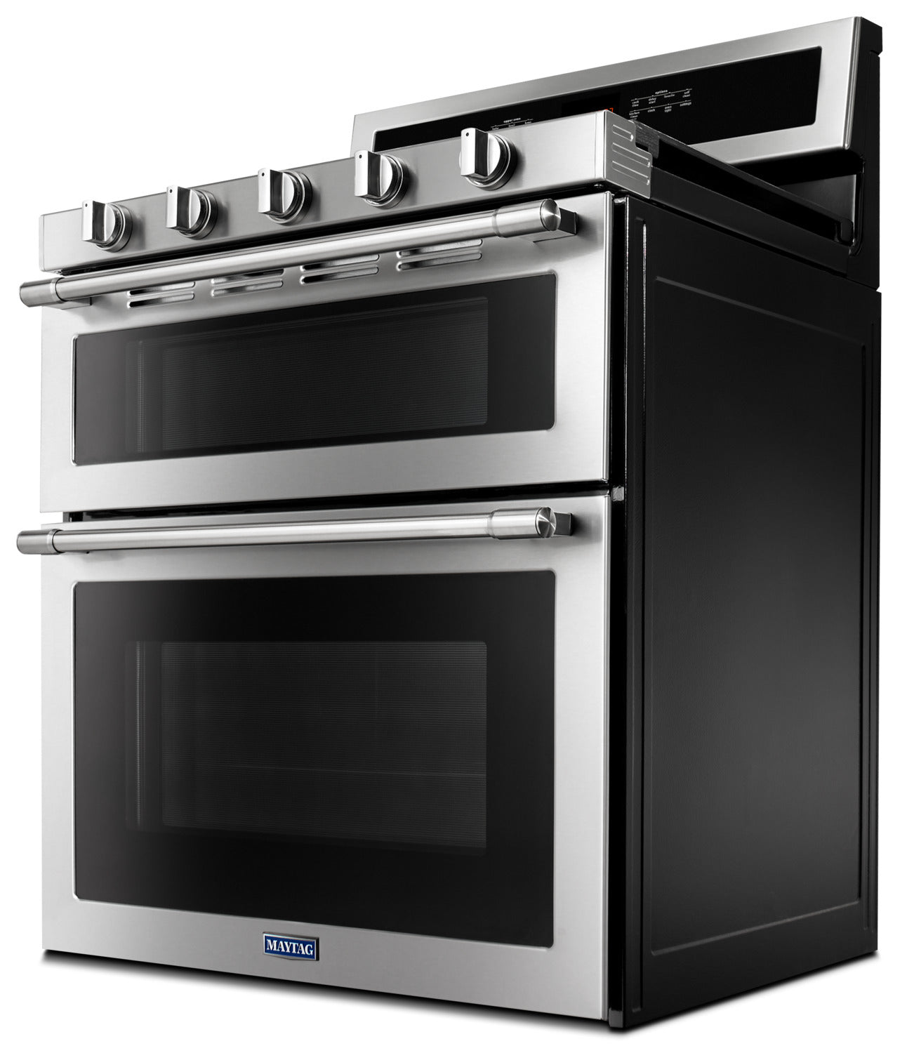 Maytag Stainless Steel Freestanding Gas Double Oven 60 Cu Ft