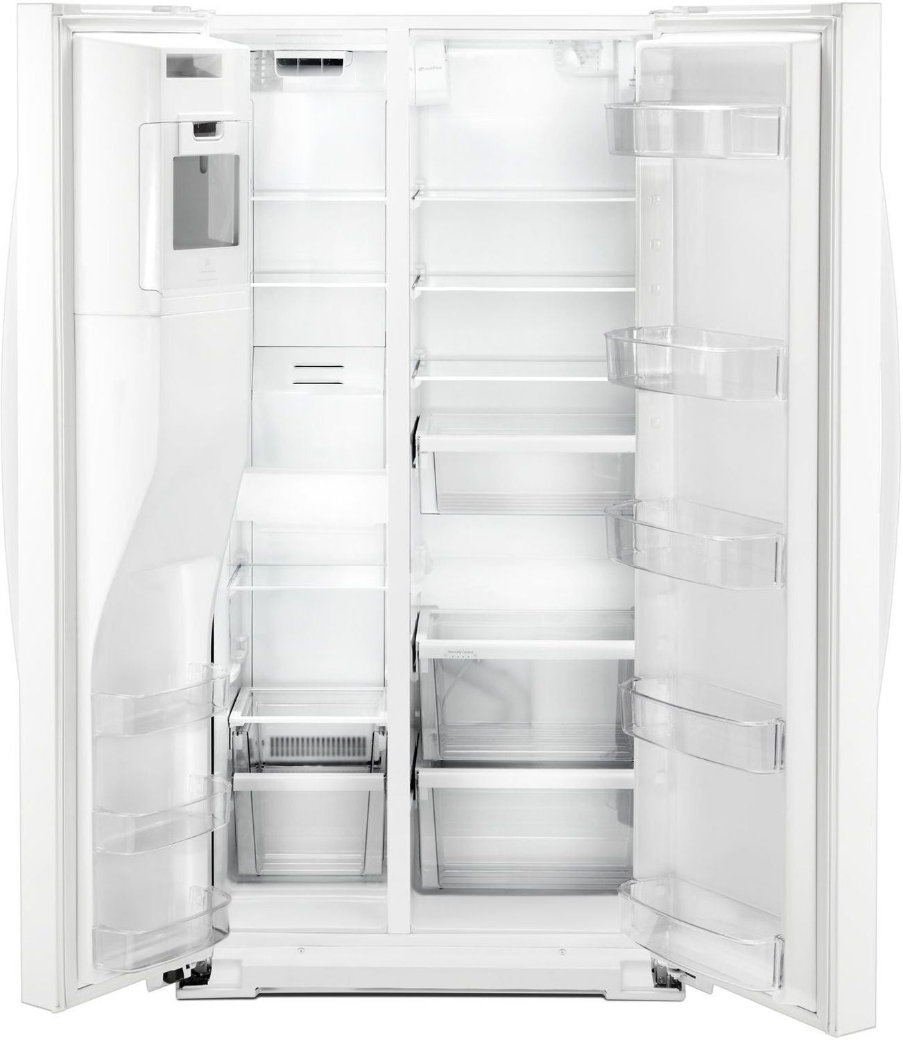 Whirlpool White CounterDepth SidebySide Refrigerator (21 Cu. Ft