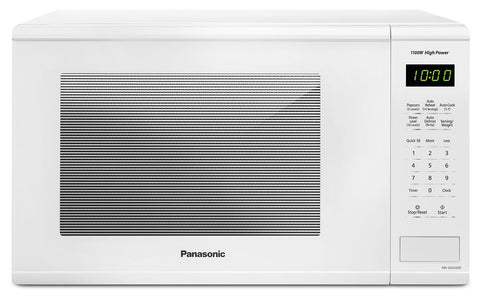 Panasonic White Countertop Microwave 1 3 Cu Ft Nnsg656w Leon S