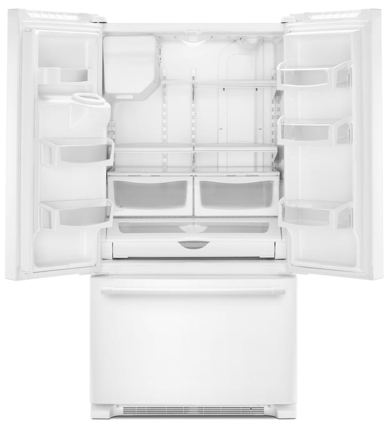 Maytag White French Door Refrigerator (25 Cu. Ft.) MFI2570FEW Leon's