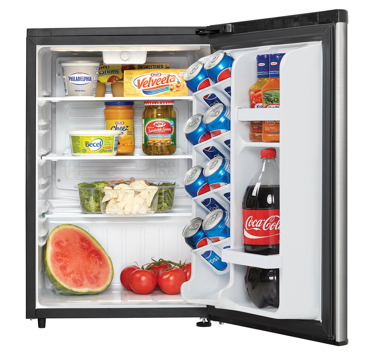 Danby Stainless Steel Compact Refrigerator (2.6 Cu. Ft ...