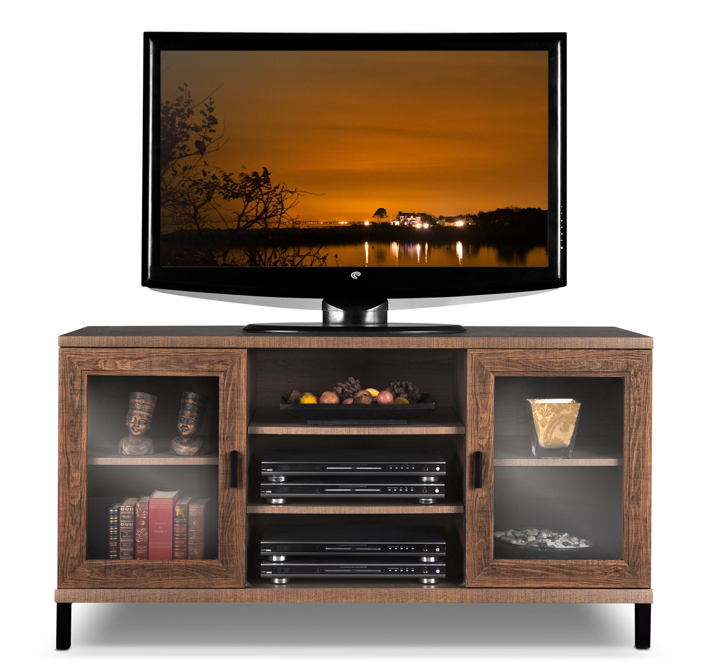 Santa Clara Tv Credenza Desert Oak Leon S