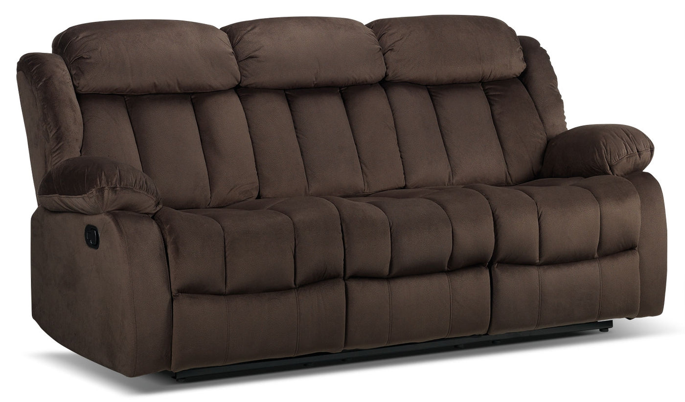 Alabama Alabama Reclining Sofa and Recliner Set - Deep Brown | Leon's