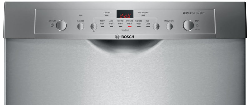 bosch stainless steel dishwasher cover