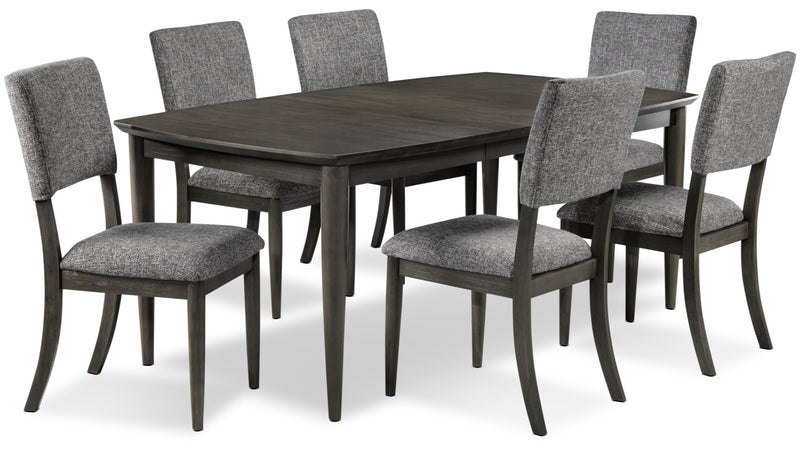 Mary-Jane 7-Piece Dining Room Set Grey