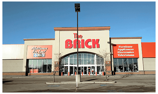 The Brick  Edmonton South Common Location