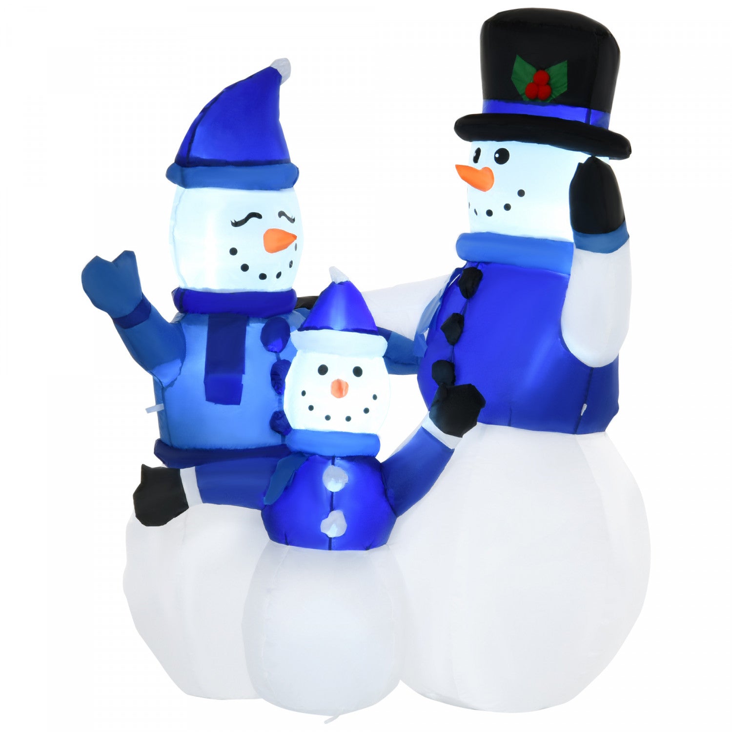 Homcom 4 - foot Inflatable Snowman Christmas Decoration for a Festive Holiday Season