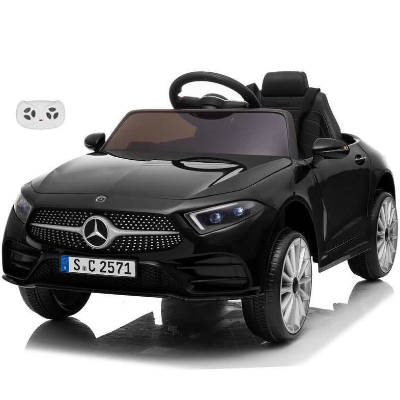 12V Powered Mercedes Benz Cls350 Kids' Ride-On Car with Remote Control, LED Lights, and Music - Ideal for Youngsters