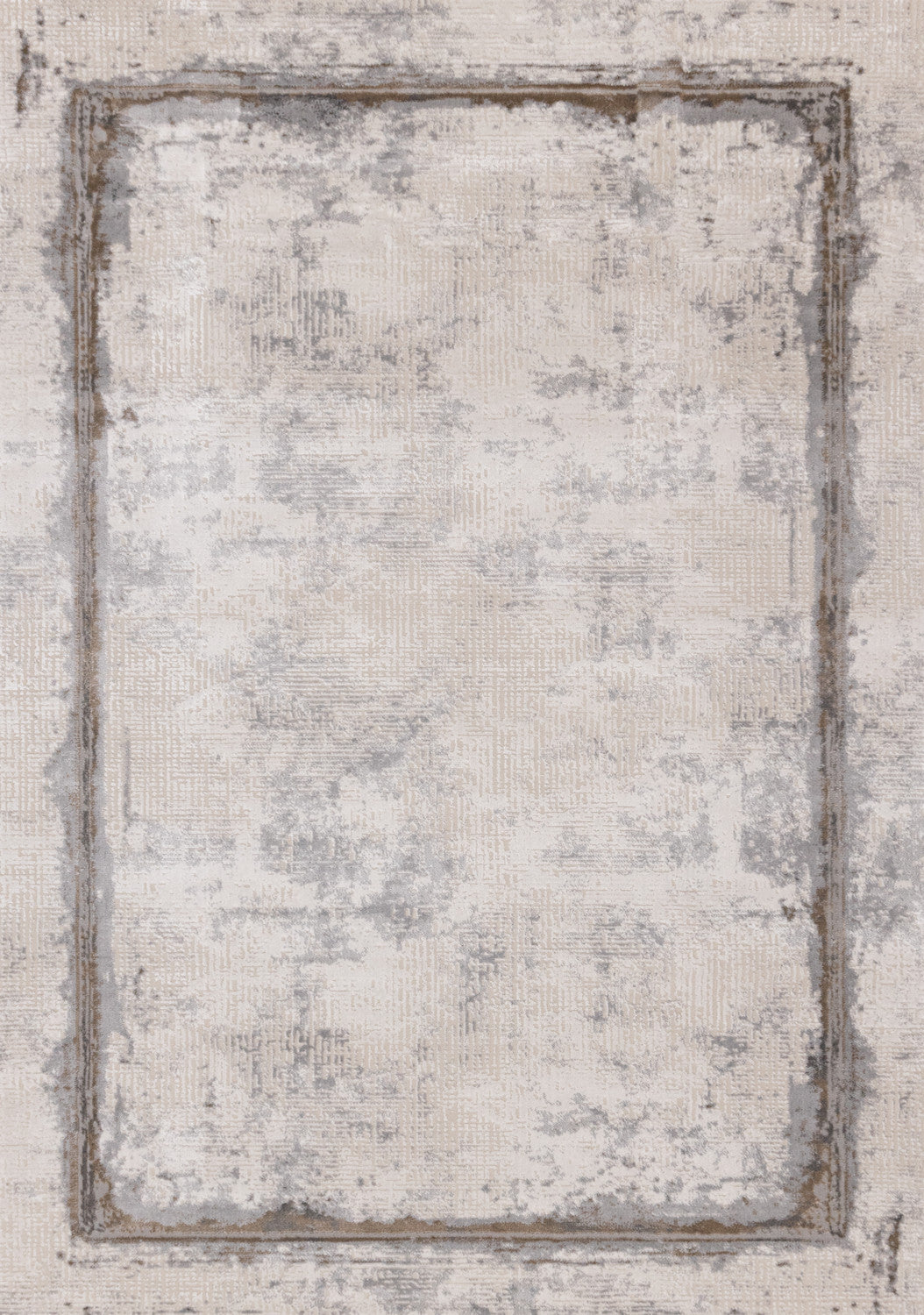 10'6" x 7'10" London Distressed Border Area Rug - Carpette London à bordure vieillie
