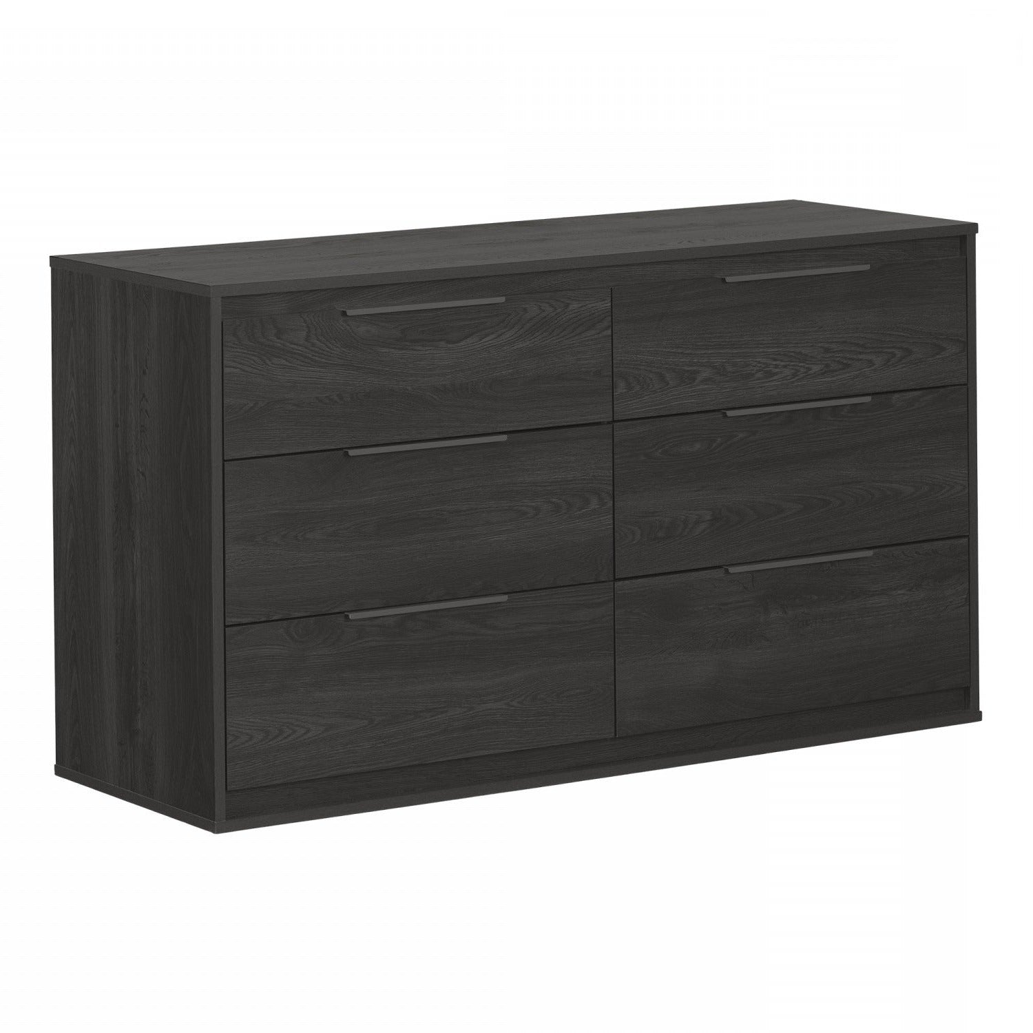 Grey Oak 6-Drawer Double Dresser by Hourra - A Stylish Storage Solution