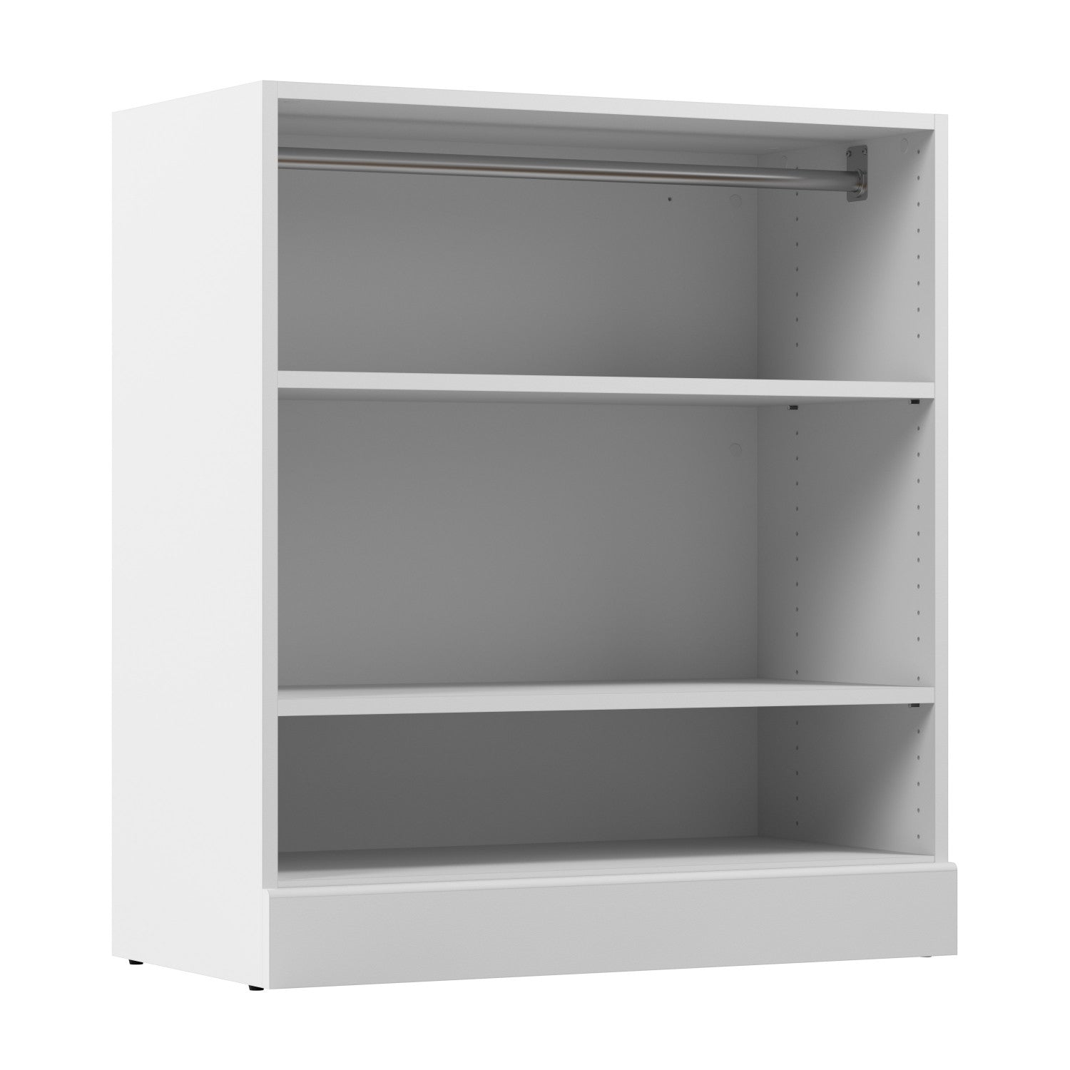Bestar's 36 W White Small Closet Organizer - Versatile and Functional