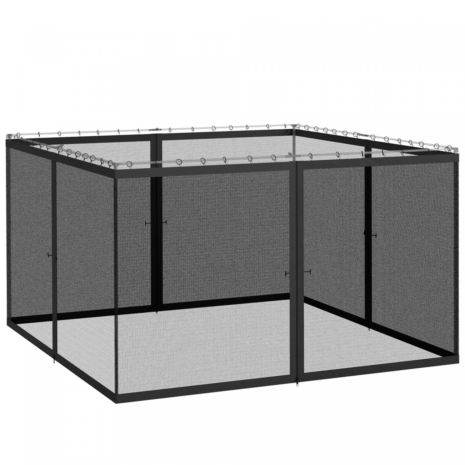 Outsunny 12' X 12' Gazebo Mosquito Netting Screen Wall Replacement