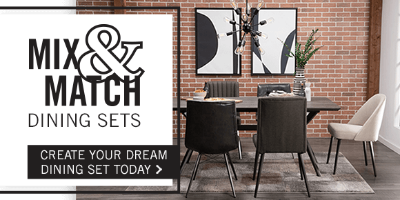 Mix and Match Dining. Create your dream dining set today.