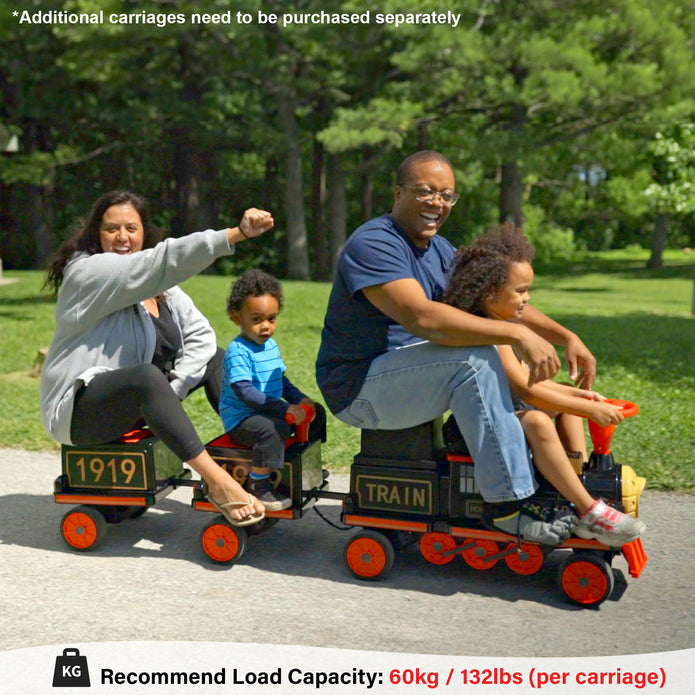 12v Powered Ride-On Locomotive Train Toy by Kids On Wheelz for Kids and Parents - A Fun and Engaging Ride-On Train Car
