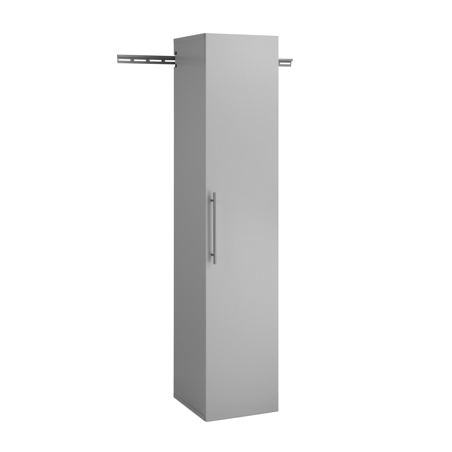 15" Narrow Light Grey Storage Cabinet by Hangups - Ideal for Tight Spaces