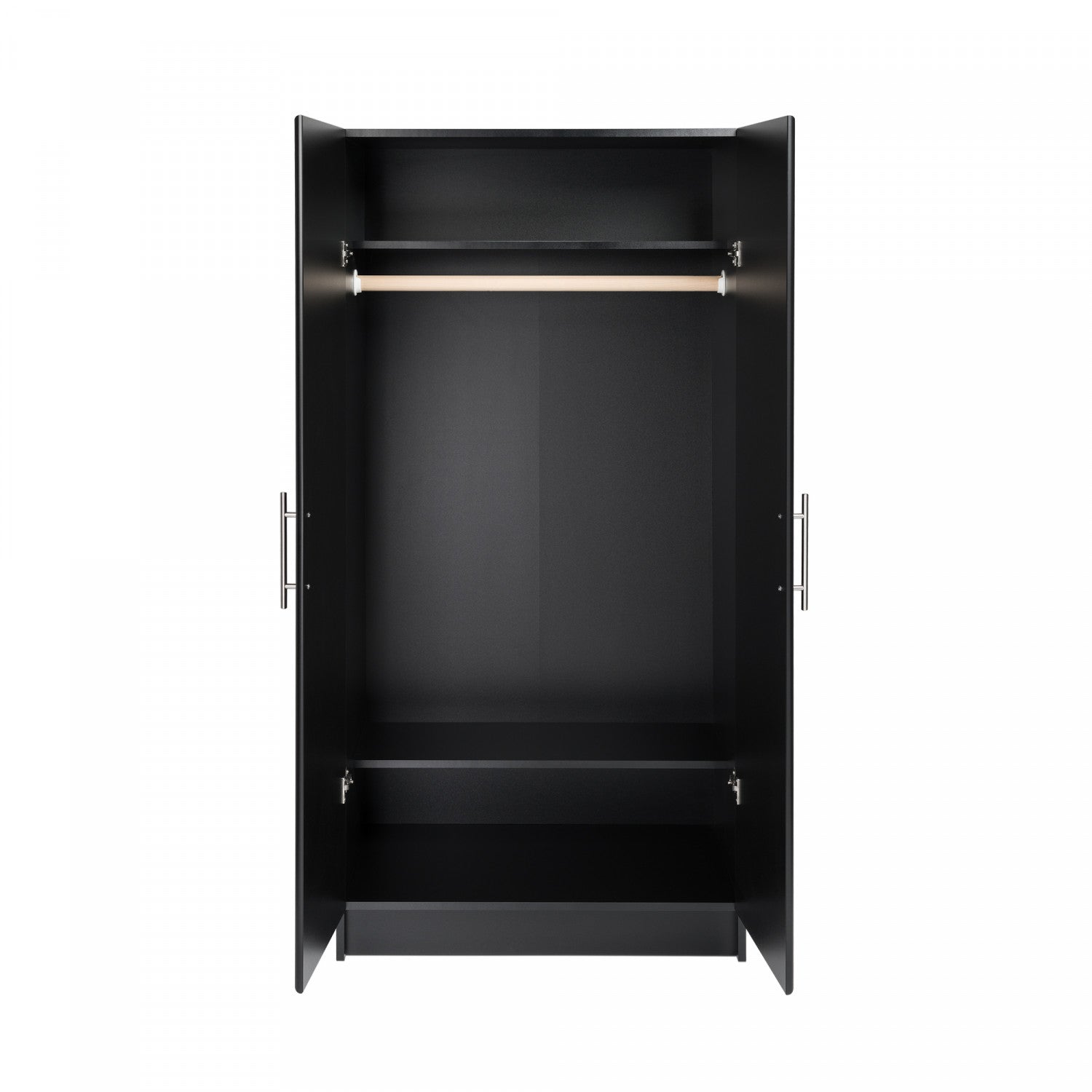 Black 32" Elite Wardrobe Cabinet - A Stylish Storage Solution