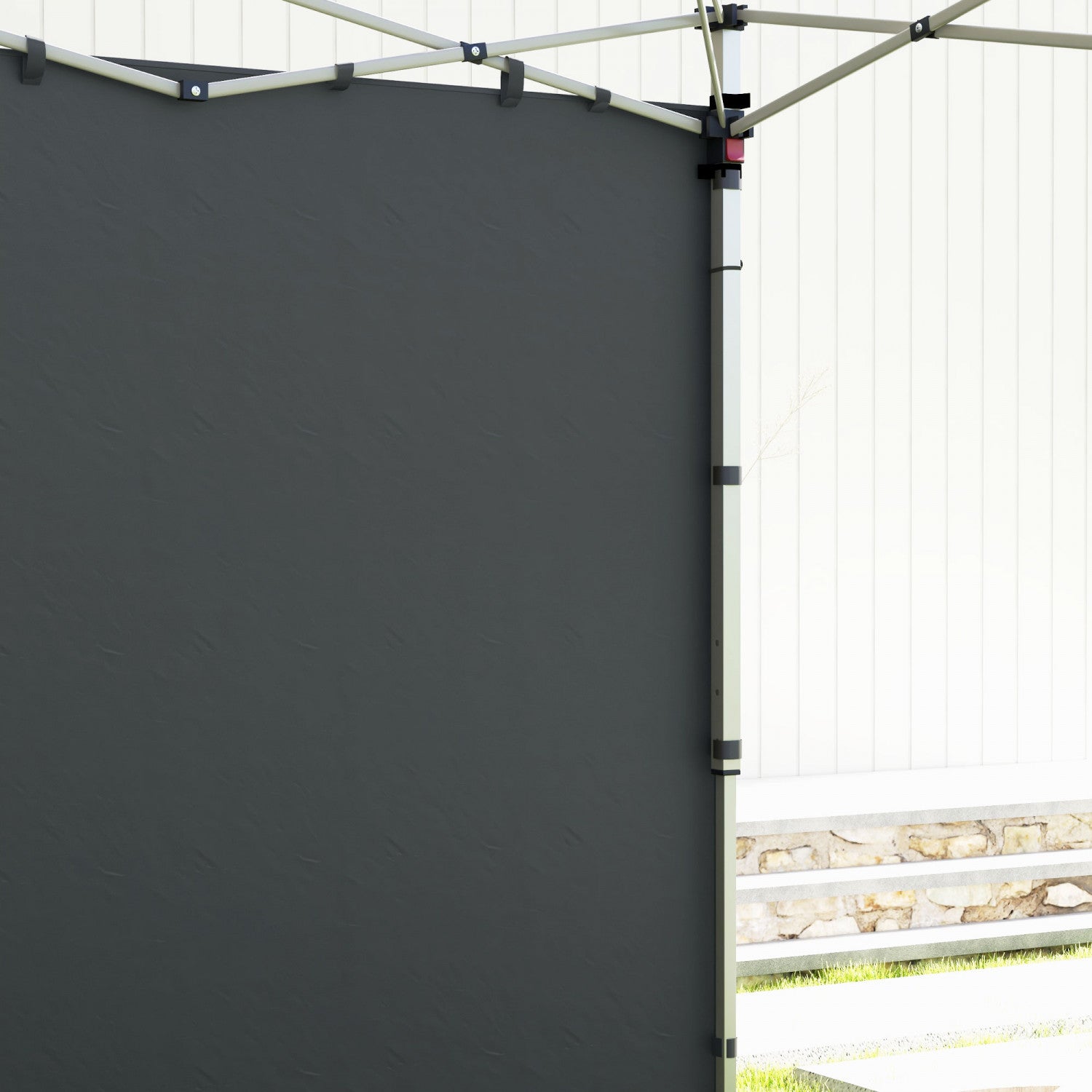 Grey Replacement Side Panels for Outsunny 10'x20' or 10'x10' Pop Up Canopy