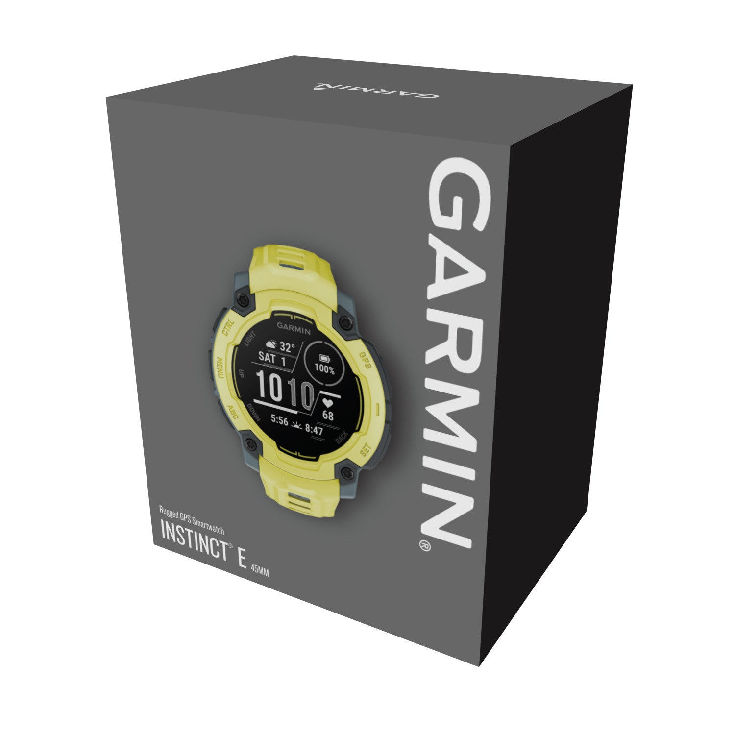 Garmin Instinct E Supertough 45Mm Smartwatch with Military Spec 810, GPS, Compass, and Barometric Altimeter