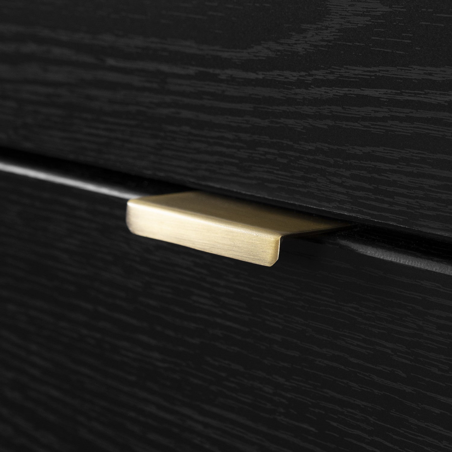 Stylish 6-Drawer Hype Dresser in Black Oak Finish