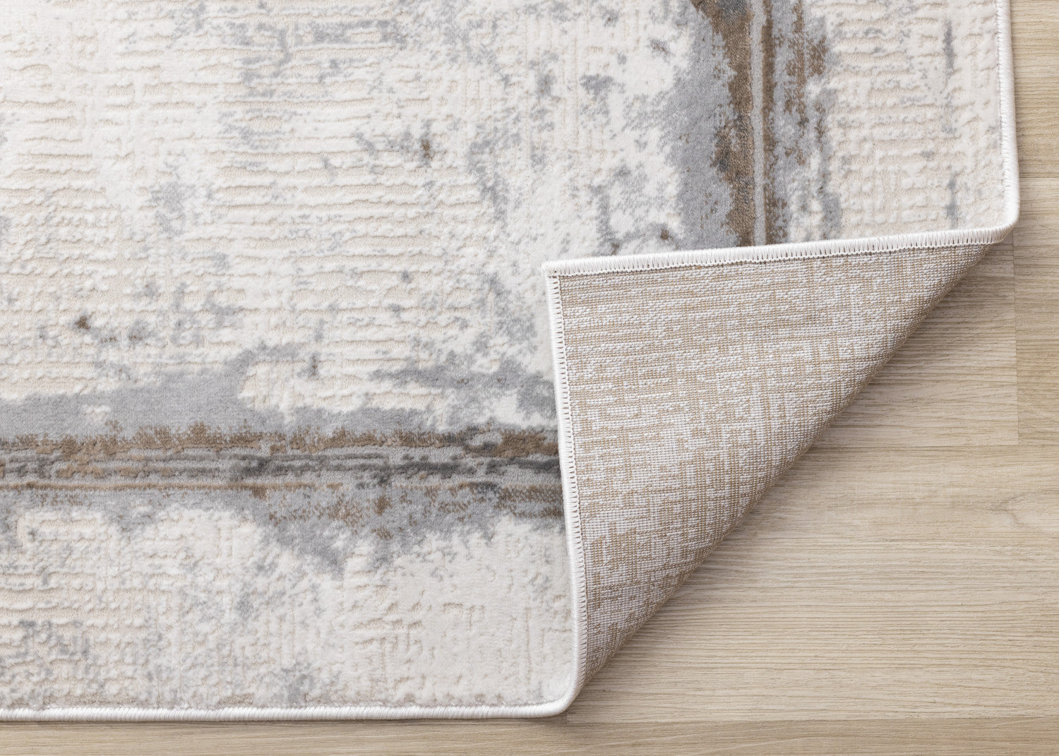 10'6" x 7'10" London Distressed Border Area Rug - Carpette London à bordure vieillie