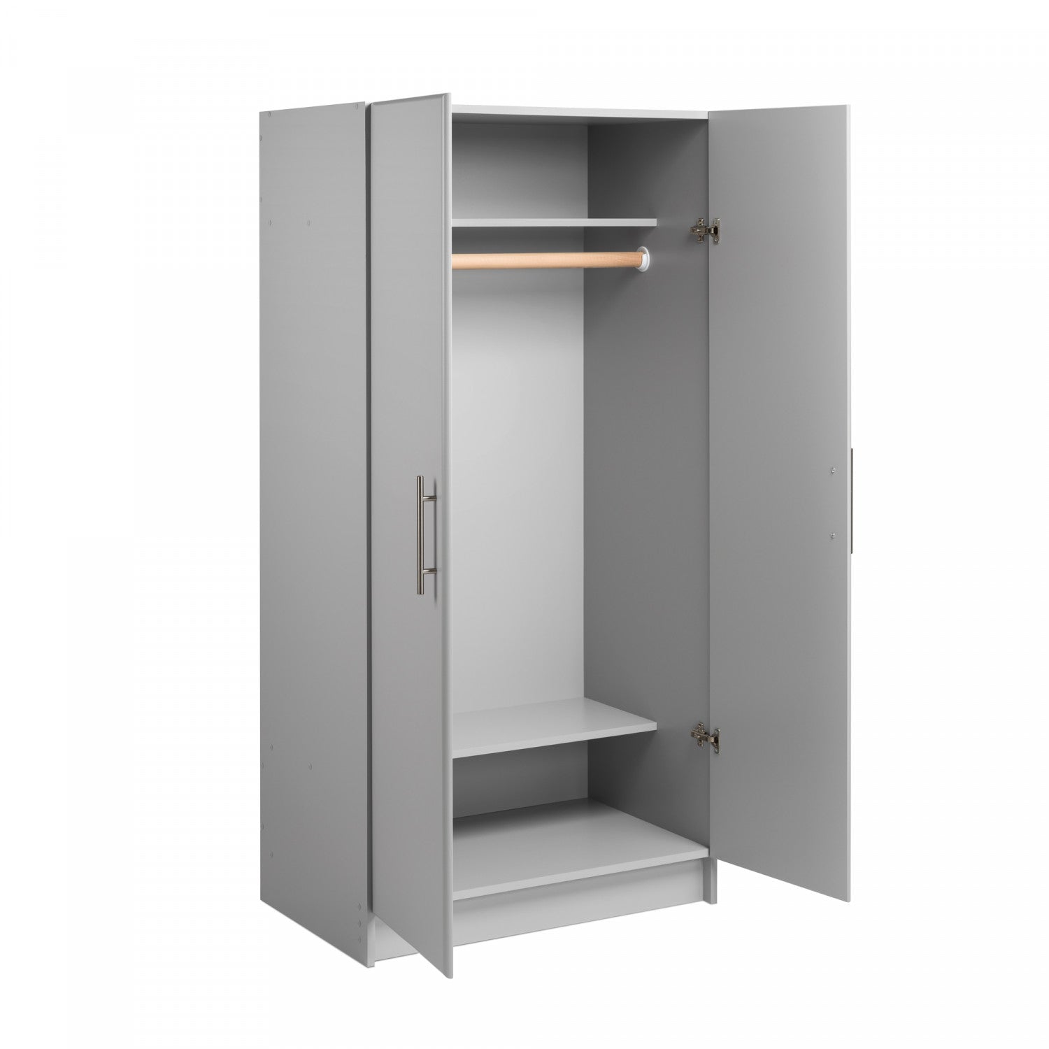 Grey Elite Wardrobe Cabinet - A Stylish and Functional Storage Solution