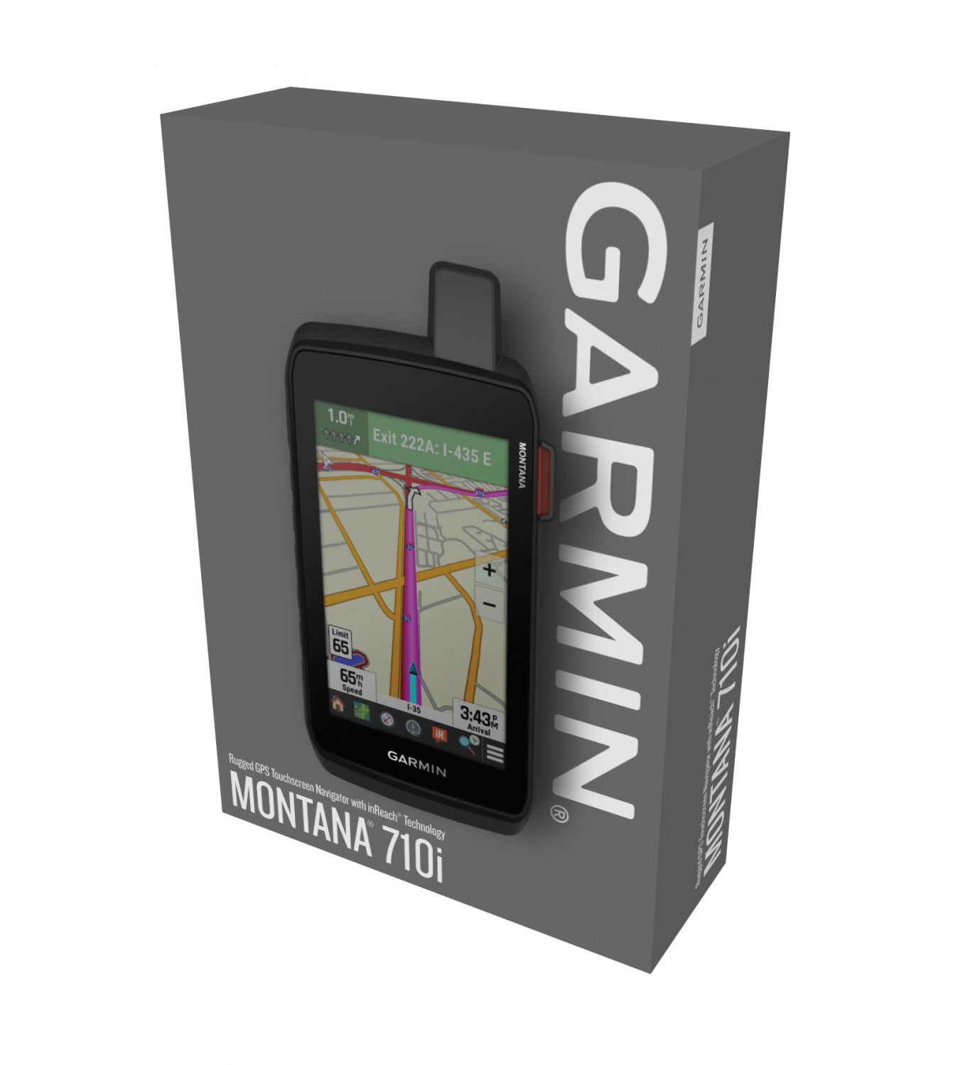 Garmin Montana 710i Rugged 5.5" Touchscreen GPS Handheld Navigator with Built-in InReach