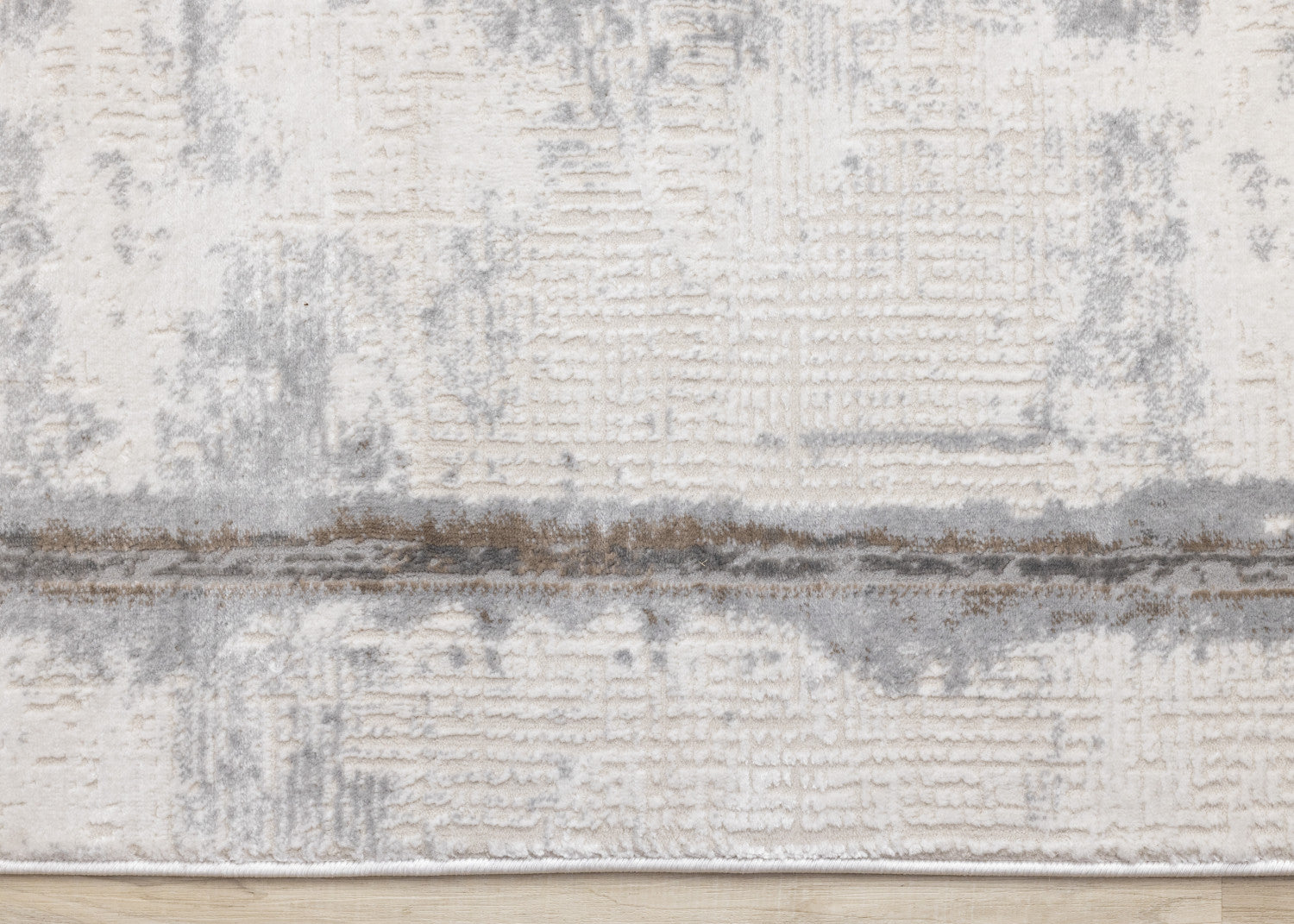 10'6" x 7'10" London Distressed Border Area Rug - Carpette London à bordure vieillie