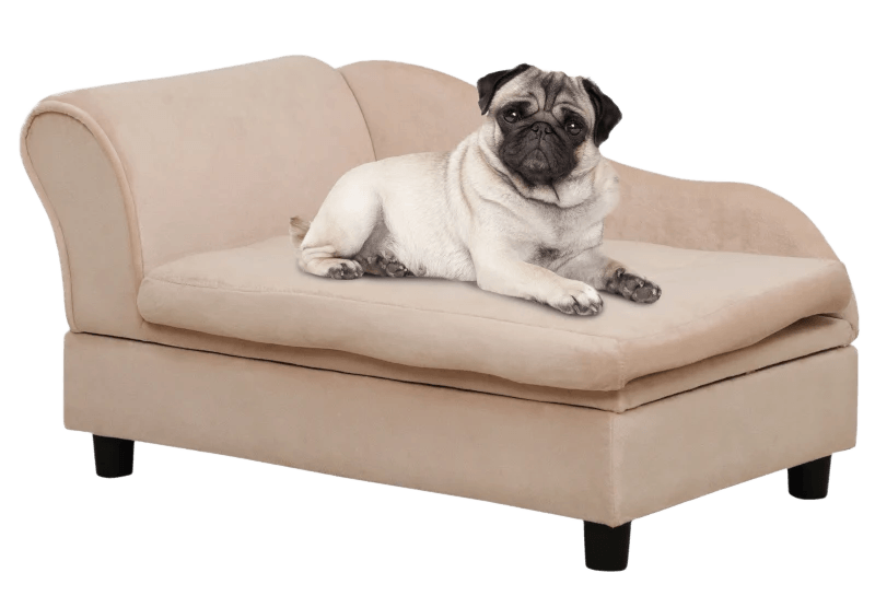 PawHut Pet Sofa Dog Couch Chaise Lounge Pet Bed