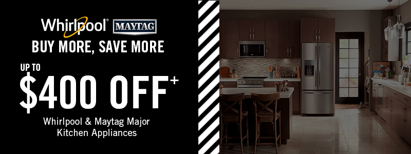 Up to $400 Off Maytag Major Kitchen  appliances