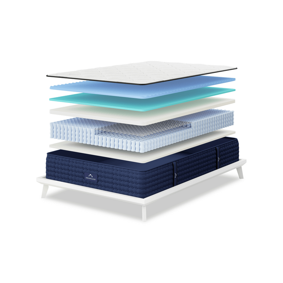 
            Matelas ferme dans une boîte de DreamCloud pour grand lit 