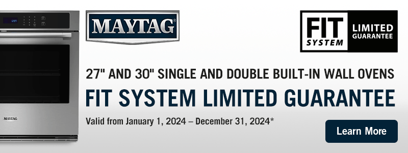 Maytag 27 inch and 30 inch Built-in Single and Double Wall Oven! Fit System Limited Guarantee!