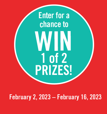 Win 1 of 2 Prizes!