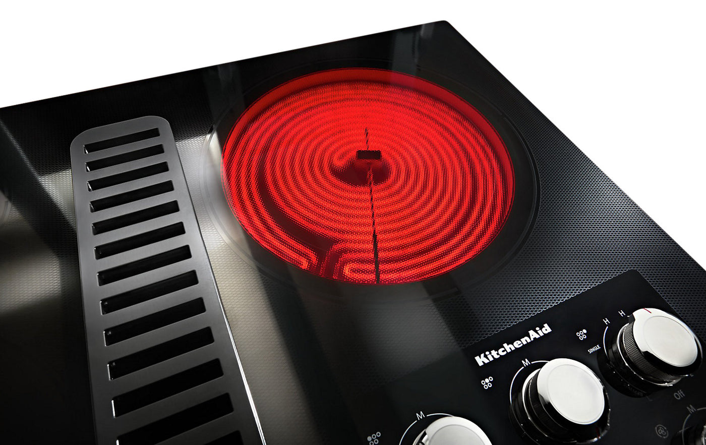 Kitchenaid 36 Electric Downdraft Cooktop Kced606gbl Surface De