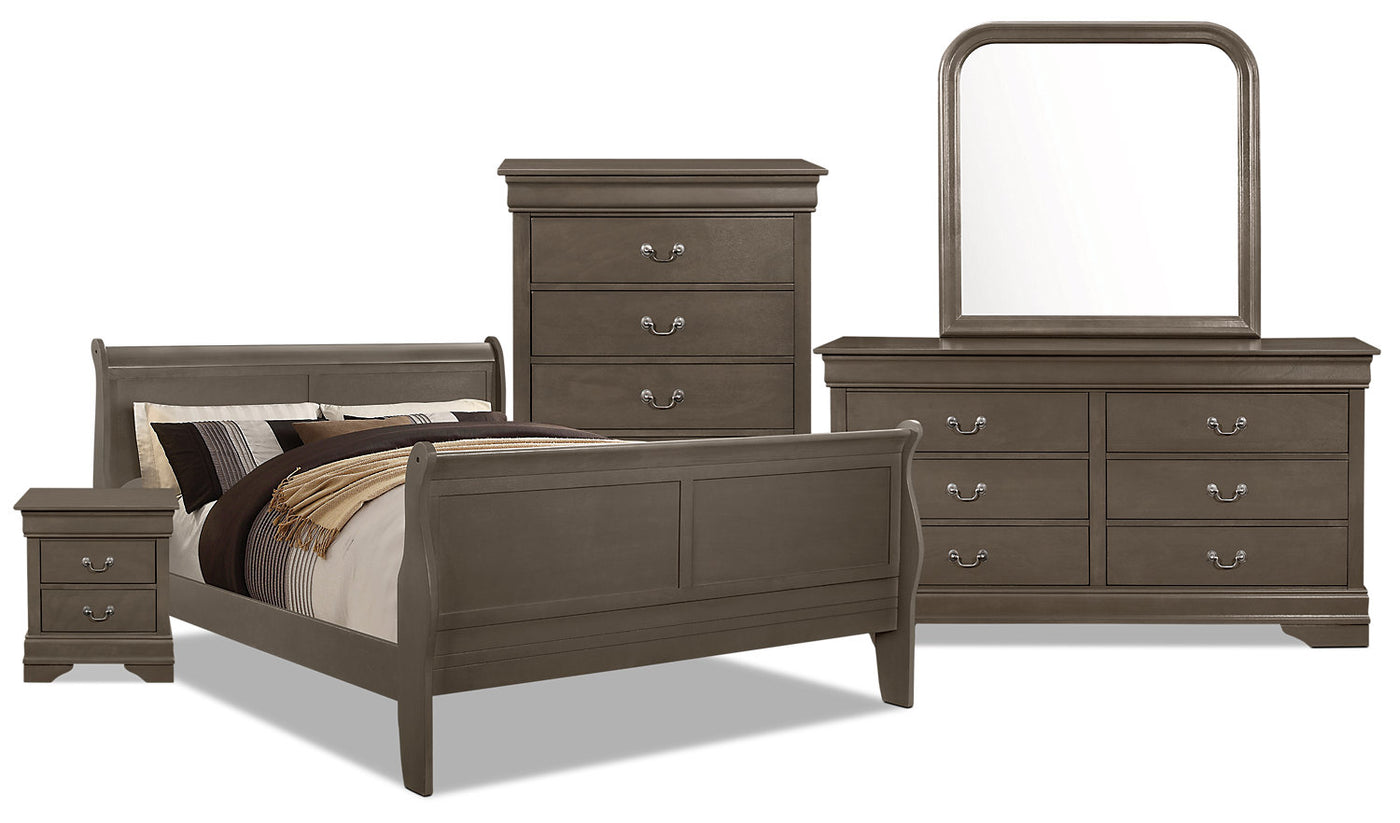 Lyla 7 Piece Queen Bedroom Package Grey