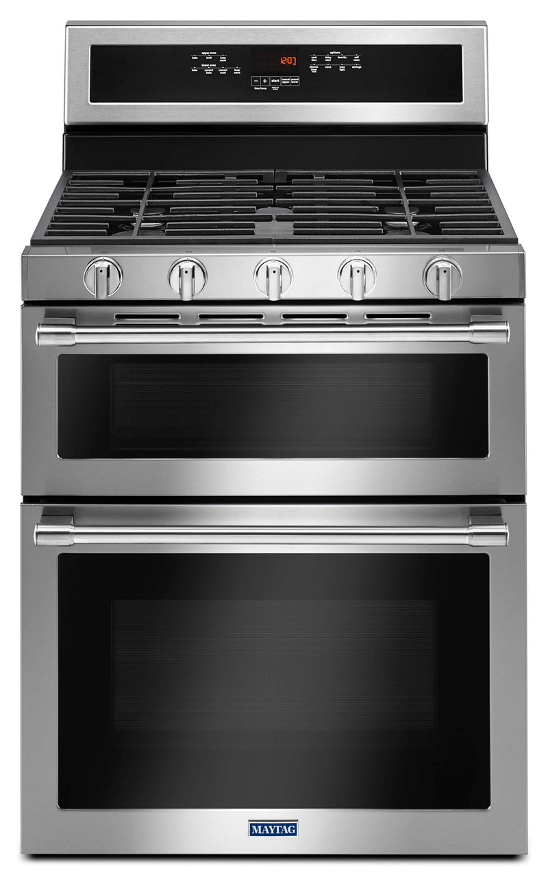 maytag double oven electric range