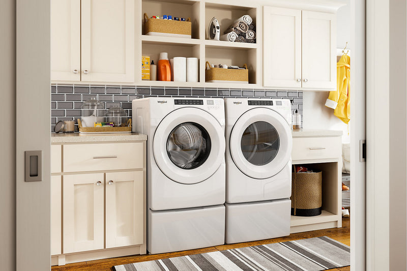 Whirlpool 5.0 Cu. Ft. Front-Load Washer and 7.4 Cu. Ft. Electric Dr ...